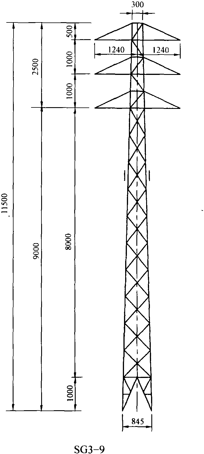 14-50 10kV SG3转角塔